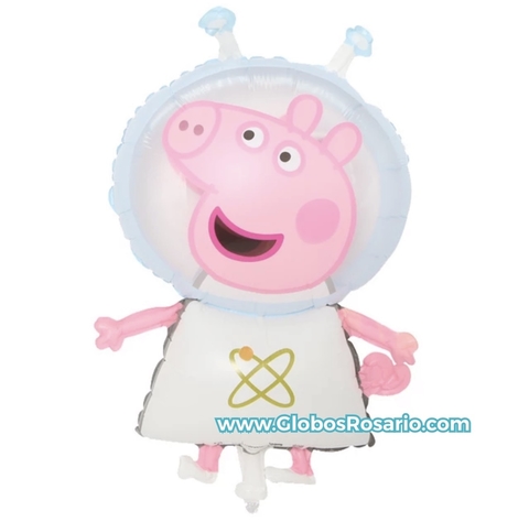 Globo Peppa pig astronauta 60 cm NH