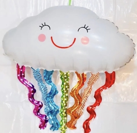Globo nube arcoíris 18"