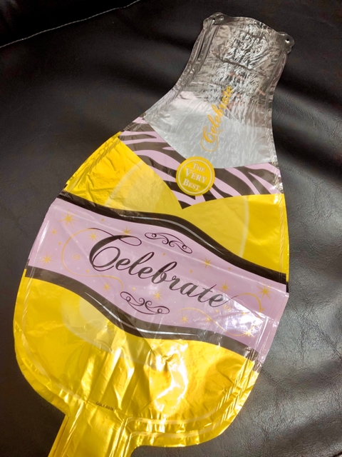 globo mini botella 36 cm