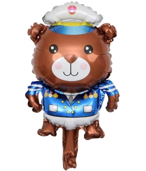 Globo mini oso marinero 35 cm