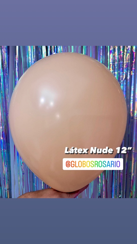 Latex 12" Color Nude x 10 unidades