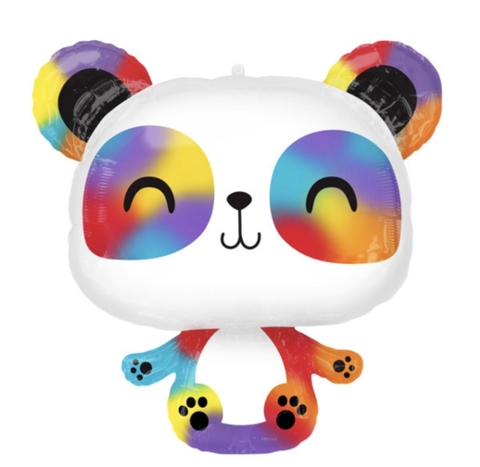 Globo metalizado Panda multicolor 32" Anagram