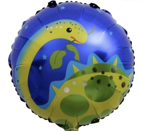 Globo metalizado dinosaurio de cuello largo 18"