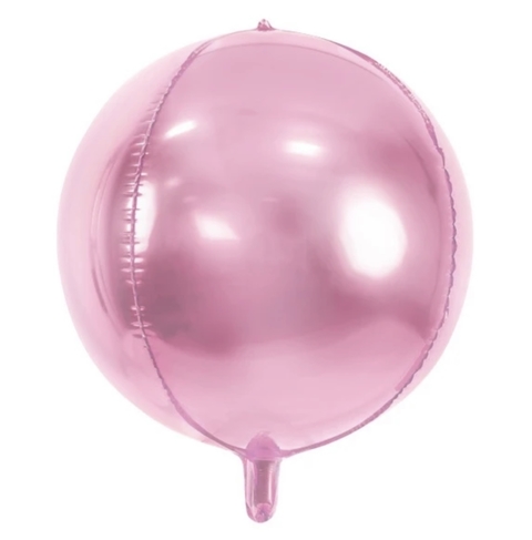 Globo Esfera 4D 18" Metalizado Rosa