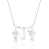 Colar personalizado 3 filhos (as)