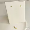 Par de brincos bolinha Ouro 18K - 3 mm