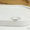 Anel coração cravejado