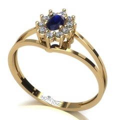 Anel de formatura - Prata 950 ou Ouro 18K - anfor007