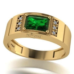 Anel de formatura - Prata 950 ou Ouro 18K - anfor009