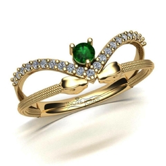 Anel de formatura - Prata 950 ou Ouro 18K - anfor0013