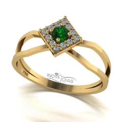 Anel de formatura - Prata 950 ou Ouro 18K - anfor0023