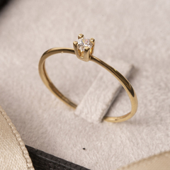 Alianças 4 mm lisas e chanfradas Ouro 18K - comprar online
