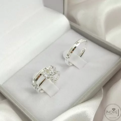 Alianças 3 mm lisas e chanfradas - comprar online