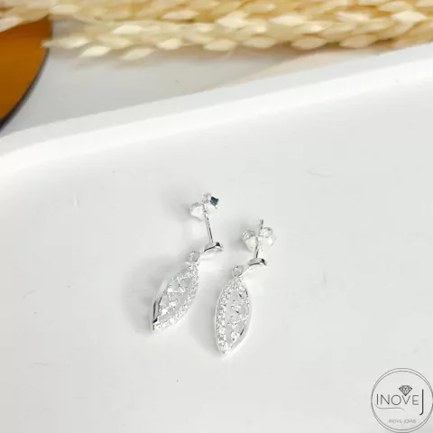 Par de brincos cristal cravejado