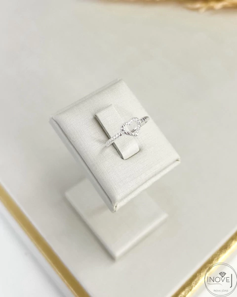 Anel coração vazado