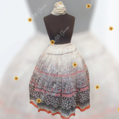 Conjunto Umbanda Candomblé Saia e Pano da costa - comprar online