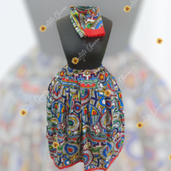 Imagem do Conjunto Umbanda Candomblé Saia e Pano da costa