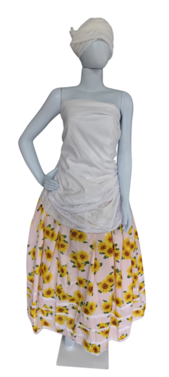 Conjunto 3 peças umbanda candomblé Girassol
