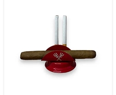 Suporte Charuto + cigarro vermelho