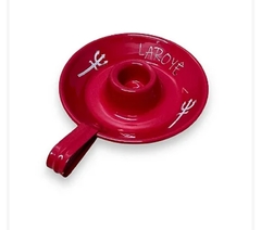 Castiçal de vela palito Pombagira - vermelho
