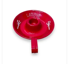 Castiçal de vela palito Pombagira - vermelho - comprar online