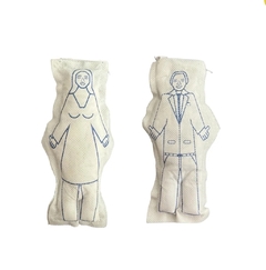 Boneco Vudu Branco (casal) - comprar online
