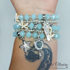 Kit Pulseiras Iemanjá/Yemanjá - comprar online