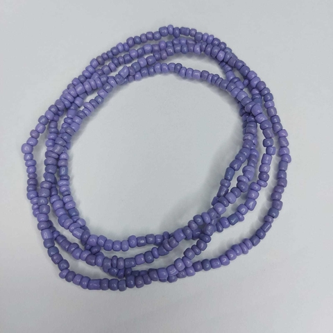 Guia em missangas/miçangas Roxo Leitoso