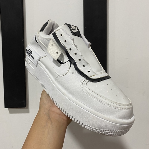shadow blanca y negro talle 43