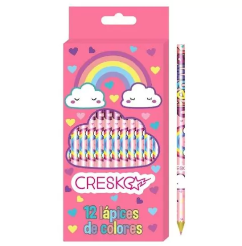 SET DE LAPICES DE COLORES CRESKO X12 - tienda online