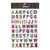 PLANCHA STICKERS LETRAS 19X26
