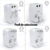 Adaptador Internacional Viajero Enchufes de Entrada y Salida Universales - tienda online