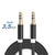 Cable Auxiliar 3.5mm de Audio Auxiliar 1 Mt Mallado y Contacto Metálico