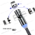 Cable Iman Cargador Magnetico 3 En 1 Mallado 2 mt Para Samsung Iphone Xiaomi Motorola - BIGSALEONLINE