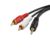 Cable Audio 2 Rca A Auxiliar Jack 3.5mm 10 Metros