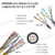 Cable De Red para Internet CAT 6 para Exterior o Interior de 10mts - BIGSALEONLINE