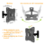 Soporte TV o Monitor de 42 40 32 26 22 Pulgadas Con Brazo Movil en internet