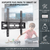 Soporte Fijo Tv Smart 32 40 42 43 50 55 60 65 Pulgadas + Kit Instalación - comprar online