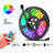 Imagen de Tira Luz Led Rgb 5m Con Fuente Y Control 16 Tonos 5050