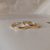 Par de Alianças Ondas 2.5mm - Ouro 18k - Begonia