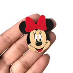 Aplique Minnie Laço Vermelho em Acrílico - 1 Unidade - comprar online