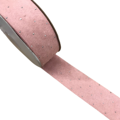 FITA CAMURÇA C/ STRASS 40MM - 1 METRO - loja online