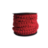 FITA POMPOM VERMELHO - 1 METRO