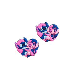 Aplique STITCH -B emborrachado - 1 unidade