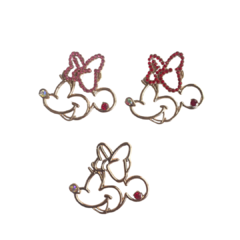 APLIQUE MINNIE DE METAL - 1 UNIDADE
