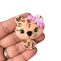 APLIQUE BISCUIT ONÇA - 1 UNIDADE - comprar online