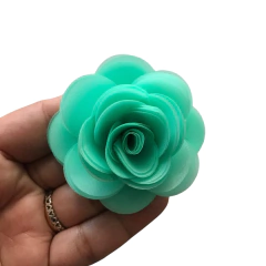 FLOR ORGANZA 5,5 CM - UNIDADE na internet