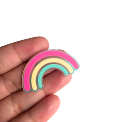 APLIQUE RESINA ARCO-ÍRIS - 1 UNIDADE - comprar online