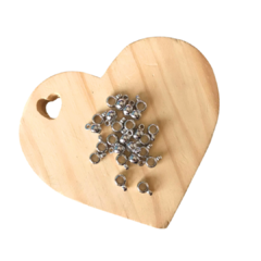 CANEQUINHA PRATA 8 MM - 5 GRAMAS