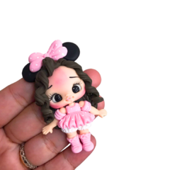 APLIQUE BISCUIT BONECA ROUPA MINNIE - 1 UNIDADE na internet
